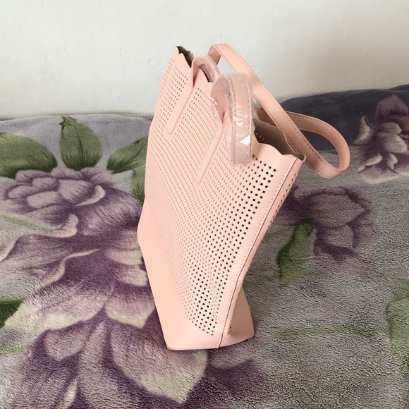 Neiman Marcus State of Escape Perforated Tote Bag - Picture 8 of 13